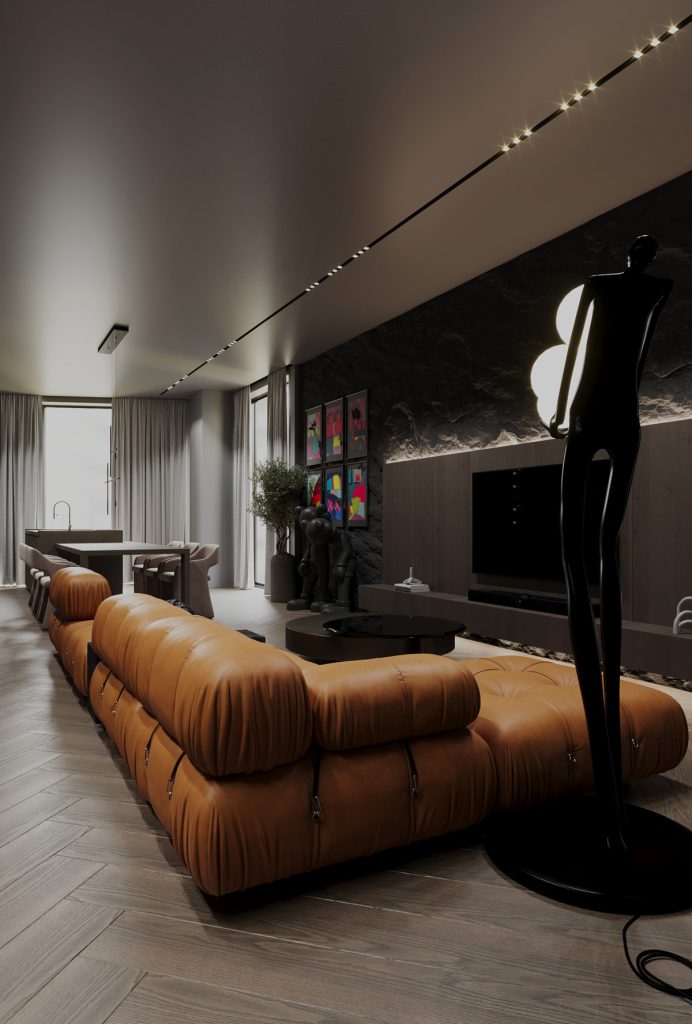 APARTMENT DESIGN IN TARYAN TOWERS, KYIV